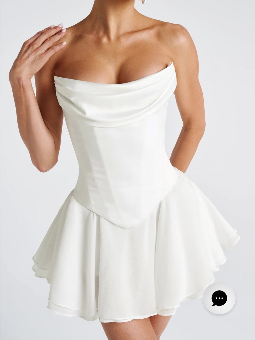 Babyboo Reagan skort and callista corset in ivory